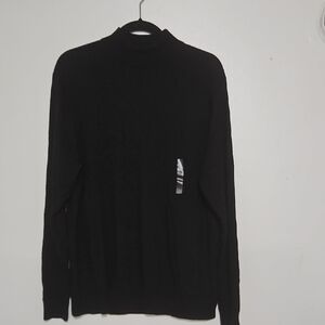 Murano Men's Turtleneck Sweater - Black